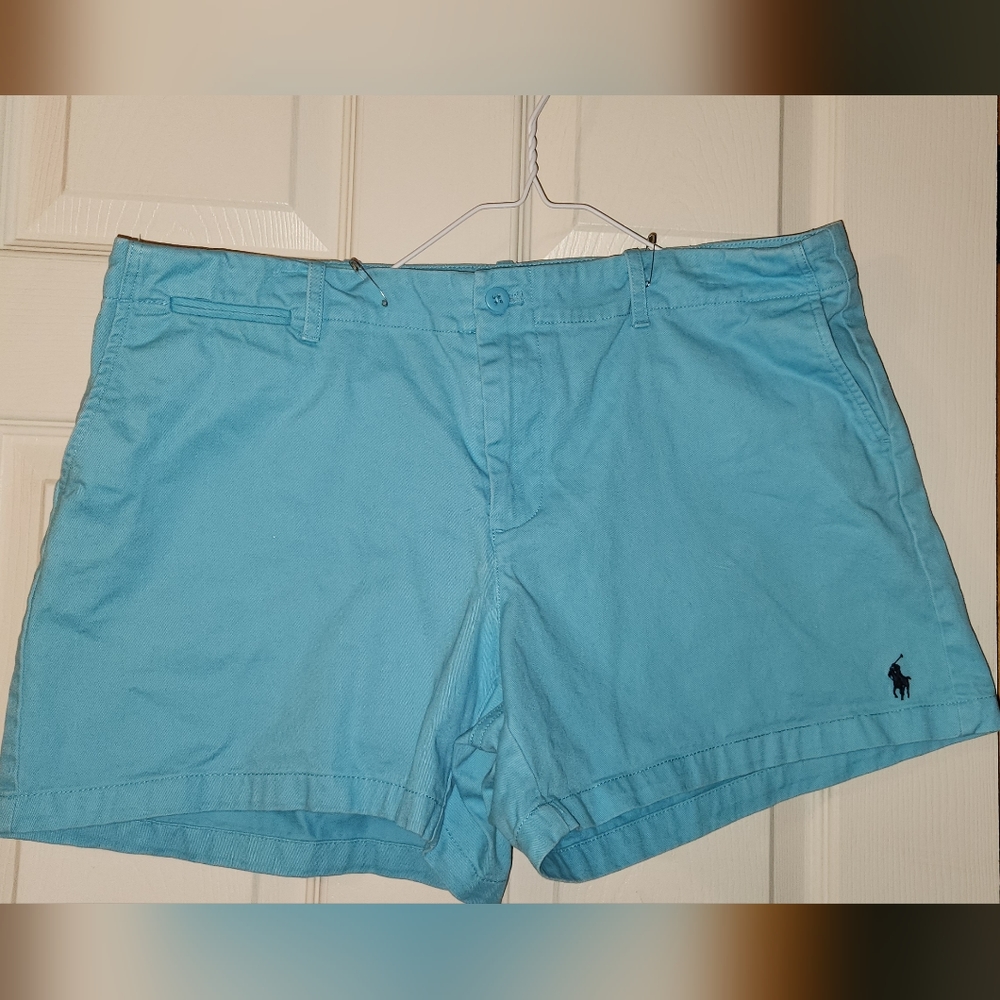 Ralph Lauren Sport shorts, turquoise blue, 4.5" inseam, sz 14